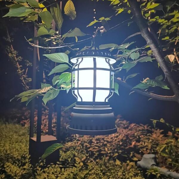 handle led camping lantern rechargeable tent lamp solar powered camping lamp for outdoor(random color)