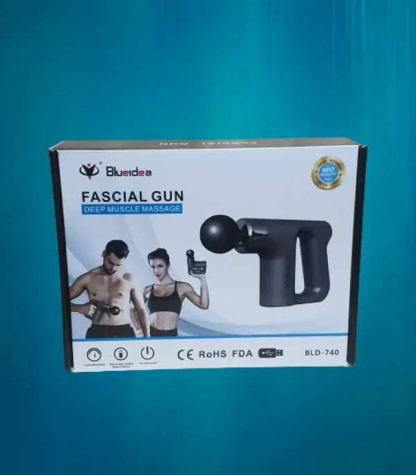 blueidea deep tissue fascial massager with 4 massage muscle massage gun (random color). - Image 8
