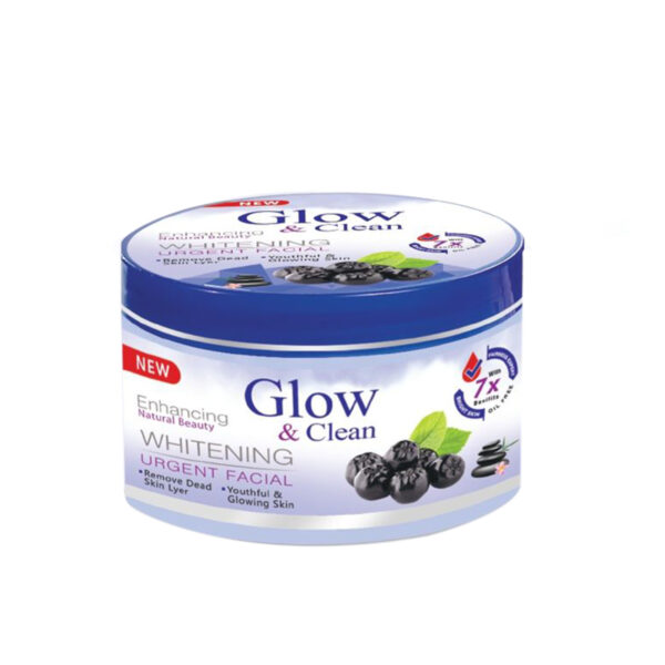 glow & clean whitening urgent facial (jar) deeply cleanse your skin - Image 4