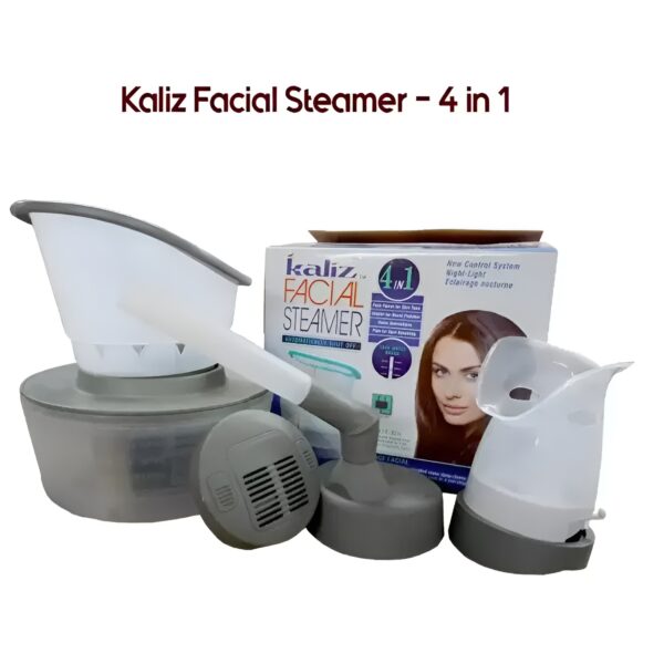 kaliz facial steamer set 4 in 1 with inhaler humidifier toner and steamer