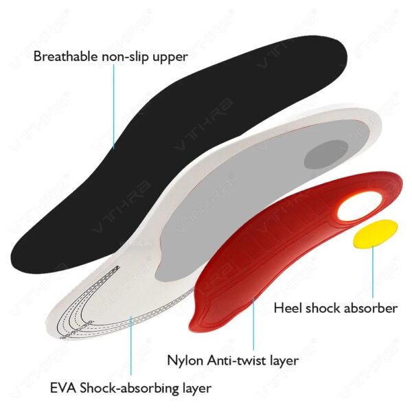 flat feet arch support foot pad insole shoe inserts for foot pain relief for man & woman - Image 9