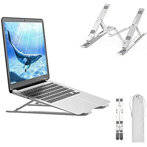 adjustable portable folding notebook stand | foldable laptop stand | laptop table | best quality laptop stand - Image 8
