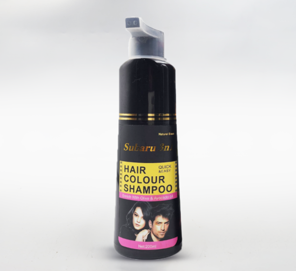 subaru dark brown hair color shampoo | hair color shampoo for men & women | best quality shampoo 200 ml