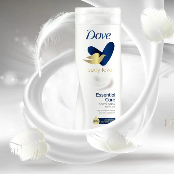 dove body love essential care nourishing body lotion for dry skin - Image 7