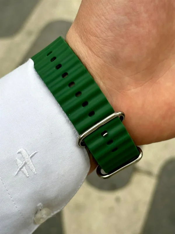silicone hole wavy strap for smart watch ,watch bands strap - Image 8