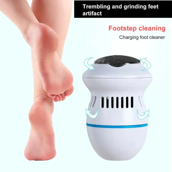 foot pedicure grinder remover tools  automatic polisher | dead skin callus feet care cleaning | pedicure machine rechargeable foot scrubber tool - Image 5