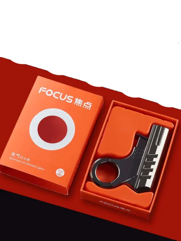 refillable fancy focus gun lighter - best quality metal lighter ( box packing ) - Image 4
