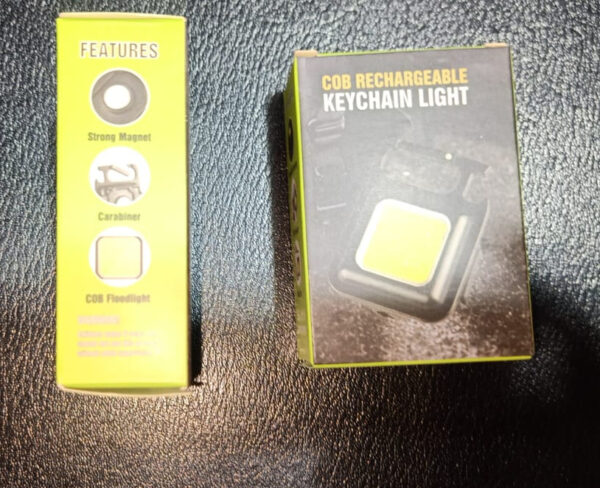 black metal led cob light key chain - Image 7