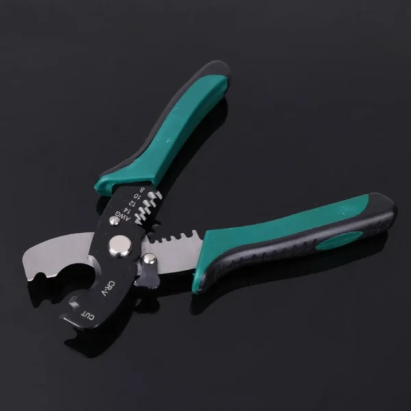 8 inch wire stripper cable cutting scissor stripping pliers cutter hand tools | best quality hand tools ( random color )