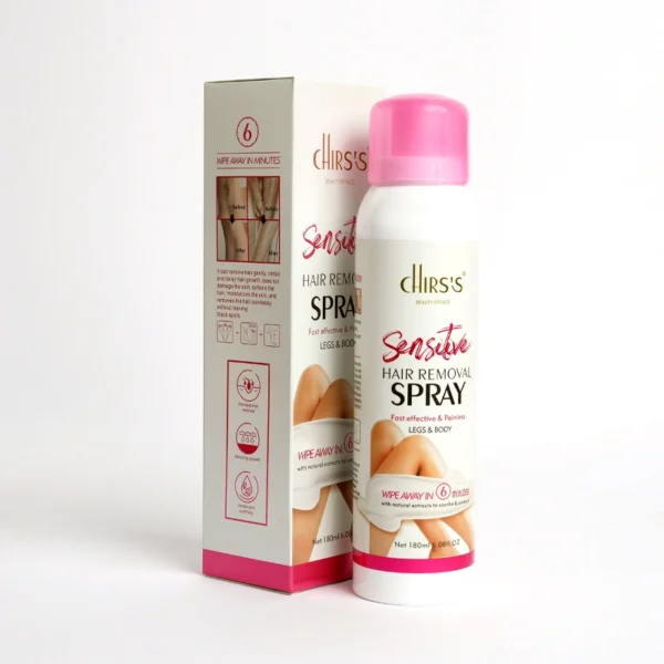 chirs's sensitive hair removal spray | fast effective & painless chriss hair remover for legs & body - Image 3