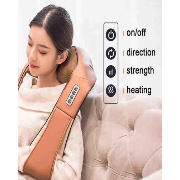neck and back massager with handle - premium quality pain relief - Image 4