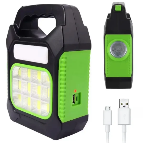 solar camping lantern with power bank function, jy-978d / portable rechargeable lantern (random color) - Image 12