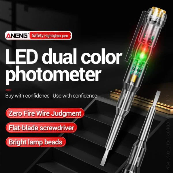 led tester voltmeter power detector electrical screwdriver indicator - Image 3