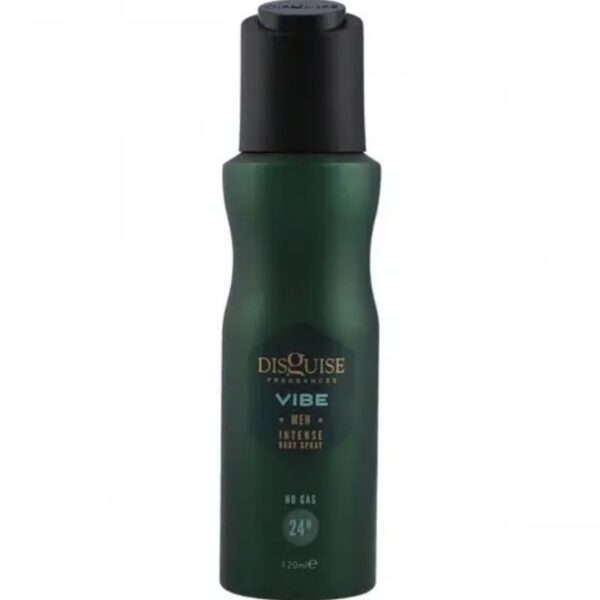 disguise vibe men intense body spray no gas - 120ml