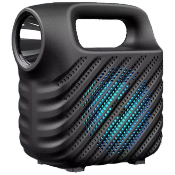 gts 1523 portable rechargeable mini wireless bluetooth speaker & fm radio with led torch