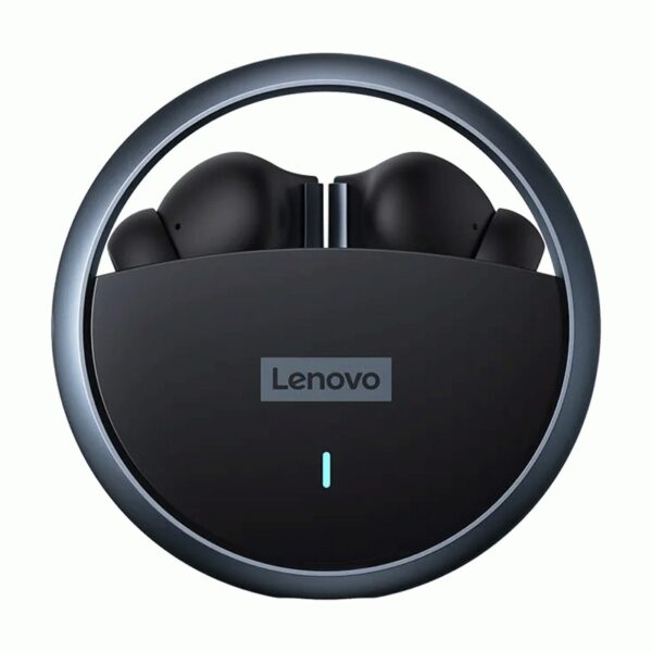 lenovo livepods lp60 true wireless bluetooth earbuds rotatable metal cavity ring (random color)