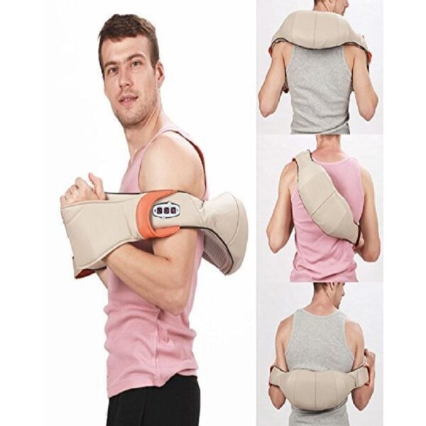 neck and back massager with handle - premium quality pain relief - Image 3