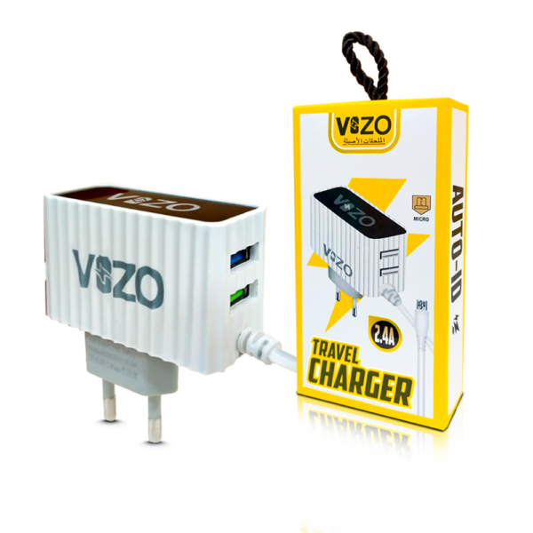 kw300 2.4a fast travel charger | android iphone phone charger with data cable