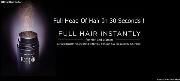 toppik hair building fiber fuller looking hair for men & women (27.5g) - Image 12