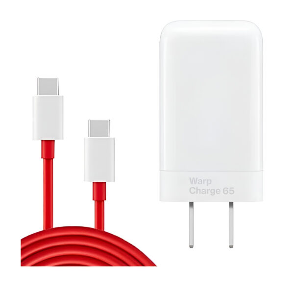 oneplus 65w warp charge power adapter with type-c to type-c fast charging cable - Image 13