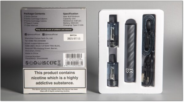oxva artio pod sleek, portable, and versatile vaping experience | vape for smokers | pod for smoking ( random color ) - Image 2