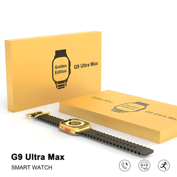 fendior g9 ultra max gold color edition smart watch (random color) - Image 7