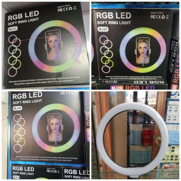 (only ring light) rgb led soft ring light, rgb flash ring light for camera smartphone for many more - Image 6