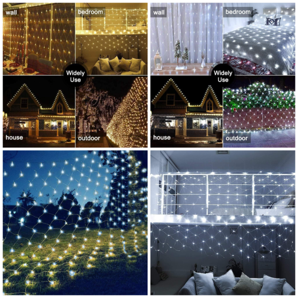 net outdoor mesh fairy light for decoration waterproof 1.5x1.5 meter direct electric