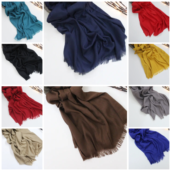 turkish lawn scarf hijab  plain for girls and womens