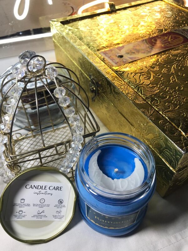 ramadan candle - soul soothing aroma – handmade milky & fresh soy wax candle - 100 gram - Image 3