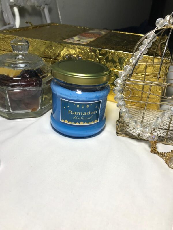 ramadan candle - soul soothing aroma – handmade milky & fresh soy wax candle - 100 gram - Image 2