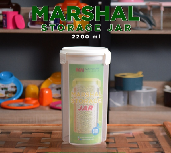 marshal storage jar - 3 in 1 jar - 3 portion storage jar (2200 ml) (random color)