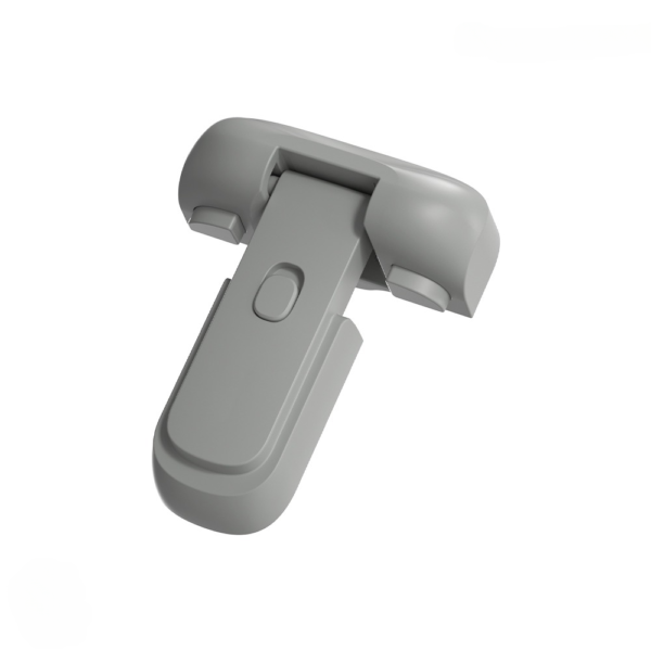 child safety fridge lock , baby safety refrigerator freezer door lock, no tools need or drill (grey) - 1 pc - Image 13