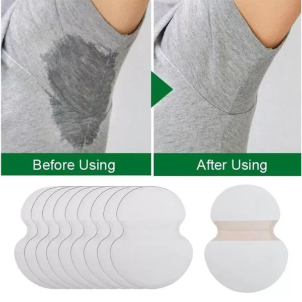 (pack of 6) disposable sweat pad antiperspirant underarm armpit | sweat absorbing pads for men and women - Image 10