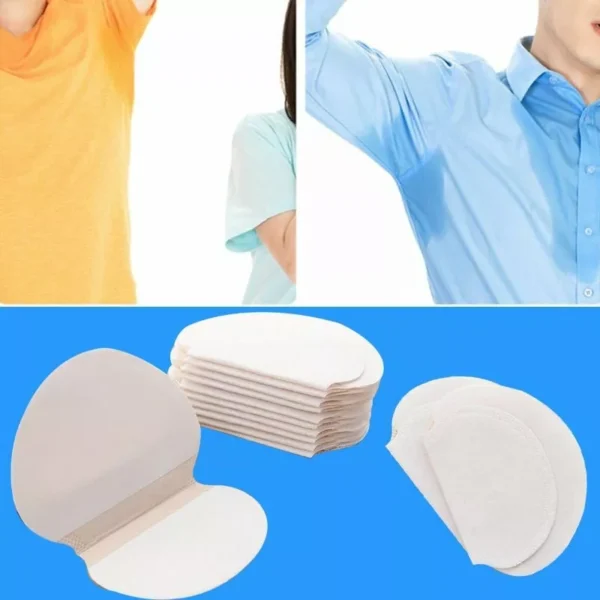 (pack of 6) disposable sweat pad antiperspirant underarm armpit | sweat absorbing pads for men and women