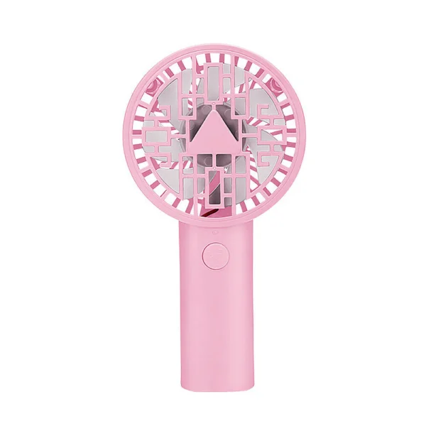 mini handheld fan table desk high speed air cooler fan | usb rechargeable (random color) - Image 11