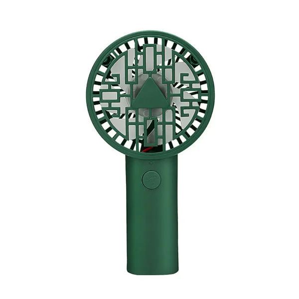 mini handheld fan table desk high speed air cooler fan | usb rechargeable (random color) - Image 8