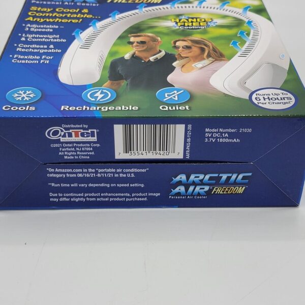 neck fan personal air cooler 3 speed hand free neck fan(random color ) - Image 7