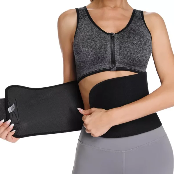 boldfit tummy shaper sweat slim tummy belt shapewear for belly - adjustable - Image 2