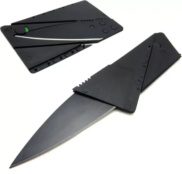 card folding knife | pocket safety cardsharp blade small pocket survival knive for camping, survival, fishing, emergencies - Image 4