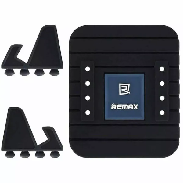 remax fairy universal silicone anti slip mat mobile phone holder (black) - Image 3