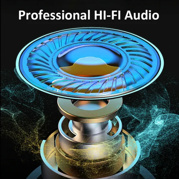 tws a18 gaming headset earbuds bluetooth for iphone samsung android wireless earphones for men and women | led-light game stereo earbuds - Image 9