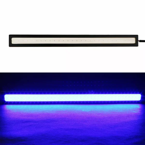 blue led daytime day running light for bumpers (for all cars and bikes) 2pcs - Image 5
