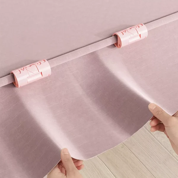 mattress bedsheet fixing clips | bed sheet holder | anti-skid buckle bed cover grippers (random color) - Image 9