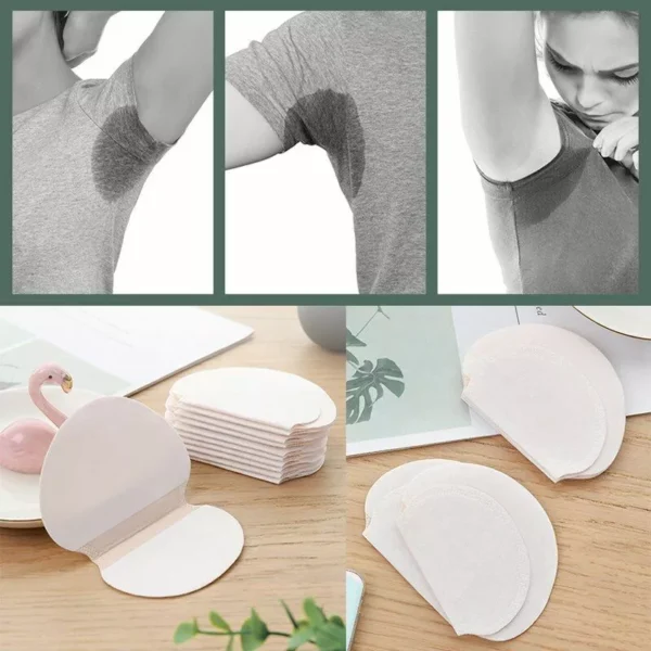 (pack of 6) disposable sweat pad antiperspirant underarm armpit | sweat absorbing pads for men and women - Image 4