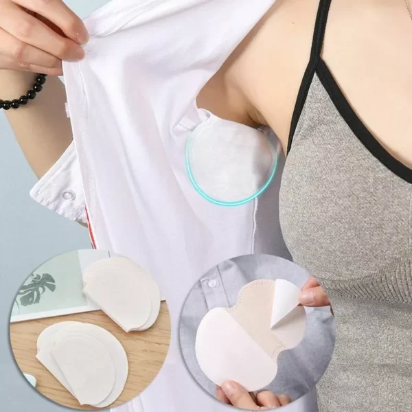 (pack of 6) disposable sweat pad antiperspirant underarm armpit | sweat absorbing pads for men and women - Image 7