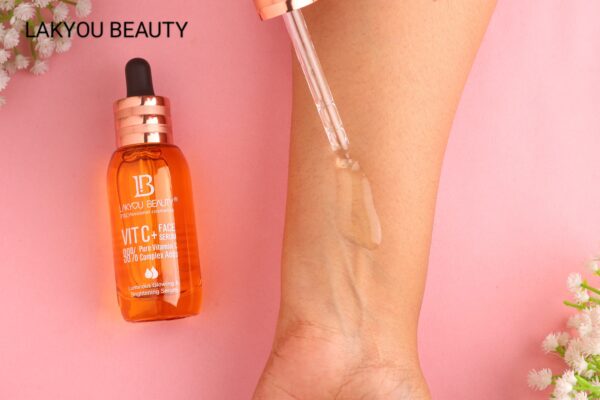 lakyou beauty vitamin c face serum – 98% pure vitamin c complex for luminous glow, brightening, firming & repairing, 50ml - Image 5