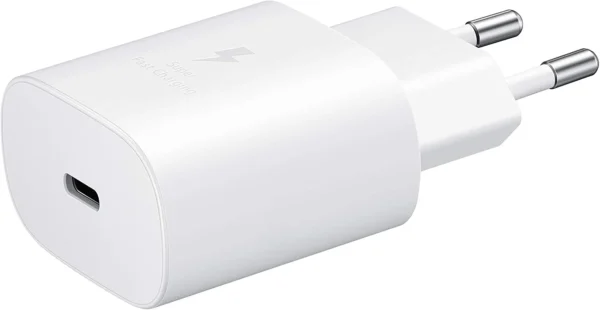 samsung 25w charger | super fast charging | usb type c fast charger with box (random color) - Image 4