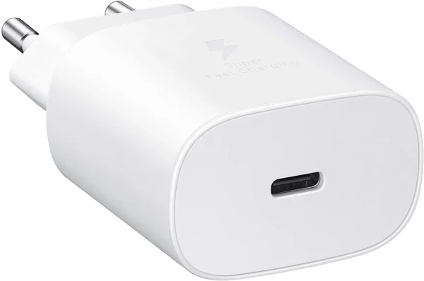 samsung 25w charger | super fast charging | usb type c fast charger with box (random color) - Image 5