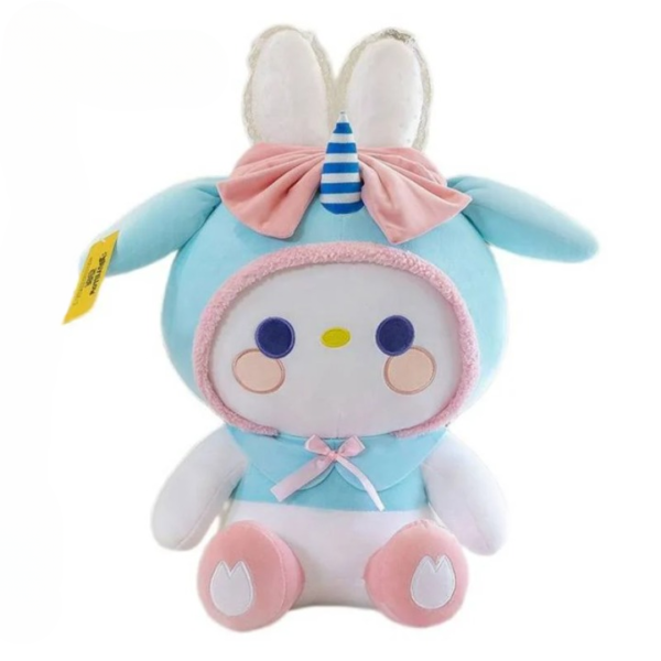 dino flower rabbit cat elf plush toy shade stuff doll cute girl - 35cm